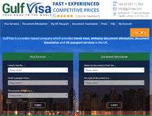 Tablet Screenshot of gulfvisa.com